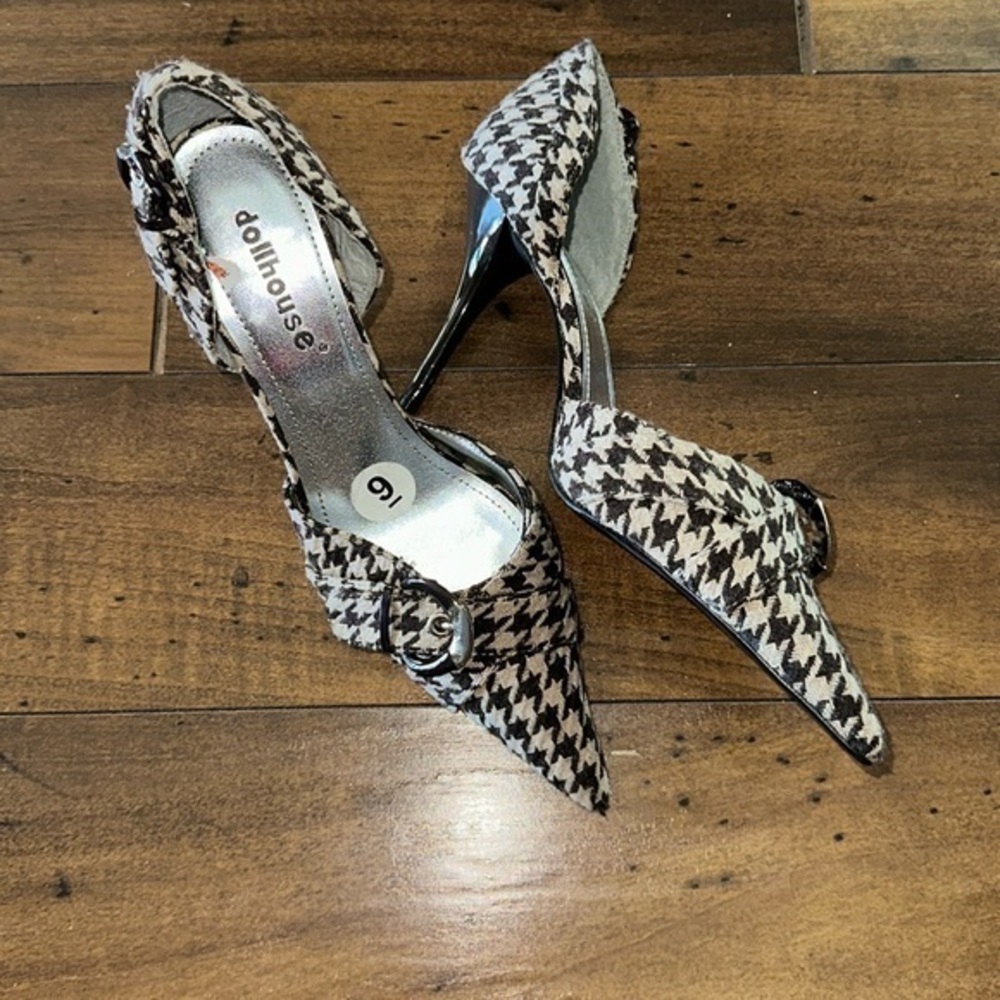 Houndstooth Heels - Picture 1 of 6